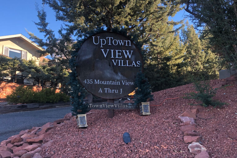 Uptown View Villas Entrance Sign